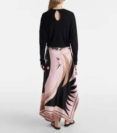 PUCCI Stella knitted silk-blend midi dress | Thumbnail 4