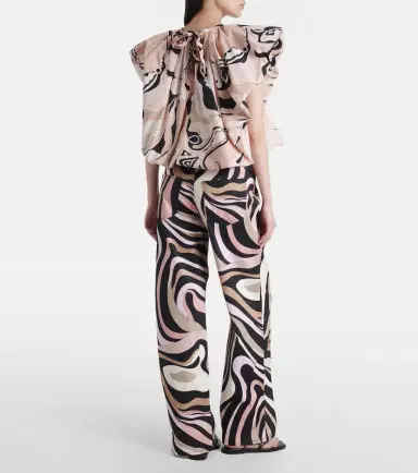 PUCCI Marmo cotton-blend straight pants | Thumbnail 3 PUCCI Marmo cotton-blend straight pants | Thumbnail 3