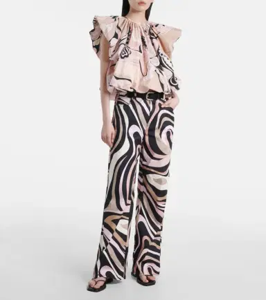 PUCCI Marmo cotton-blend straight pants | Thumbnail 5 PUCCI Marmo cotton-blend straight pants | Thumbnail 5