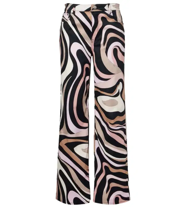 Marmo cotton-blend straight pants