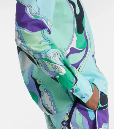 Pucci Orchidee printed cotton shirt | Thumbnail 5