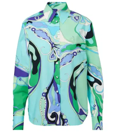Pucci Orchidee printed cotton shirt | Thumbnail 1