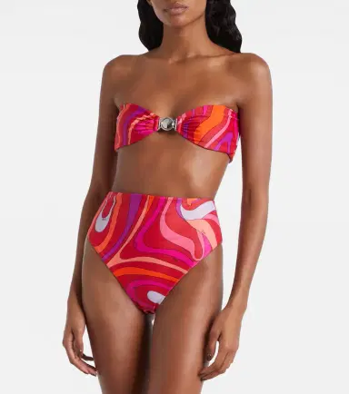 Pucci Marmo embellished bikini top | Thumbnail 4 Pucci Marmo embellished bikini top | Thumbnail 4