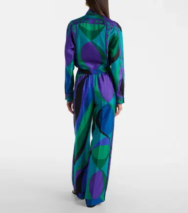 PUCCI Printed silk wide-leg pants | Thumbnail 2 PUCCI Printed silk wide-leg pants | Thumbnail 2