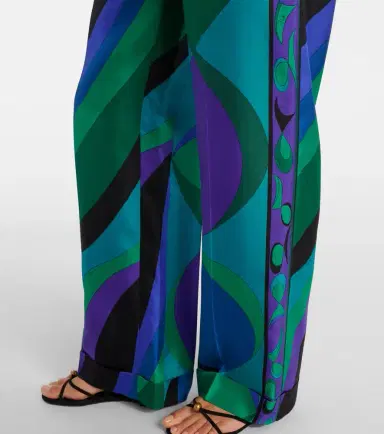 PUCCI Printed silk wide-leg pants | Thumbnail 3 PUCCI Printed silk wide-leg pants | Thumbnail 3