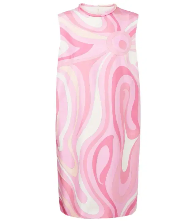 Marmo silk minidress