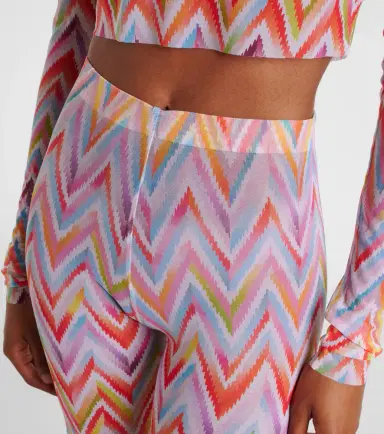 Missoni Zigzag printed tulle straight pants | Thumbnail 3 Missoni Zigzag printed tulle straight pants | Thumbnail 3