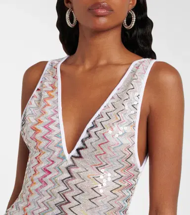 Missoni Zigzag sequined beach cover-up | Thumbnail 3 Missoni Zigzag sequined beach cover-up | Thumbnail 3