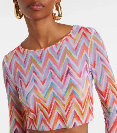 Missoni Chevron cropped top | Thumbnail 5 Missoni Chevron cropped top | Thumbnail 5