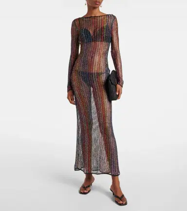 Missoni Sheer open-back maxi dress | Thumbnail 2