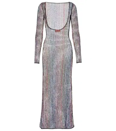 Missoni Sheer open-back maxi dress | Thumbnail 1