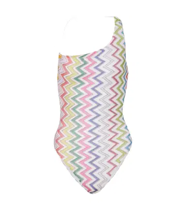 Missoni Zigzag one-shoulder lamé swimsuit | Thumbnail 1 Missoni Zigzag one-shoulder lamé swimsuit | Thumbnail 1