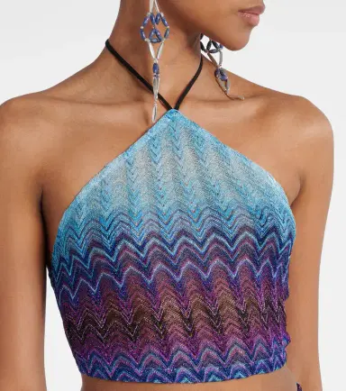 Missoni Halterneck crop top | Thumbnail 3 Missoni Halterneck crop top | Thumbnail 3