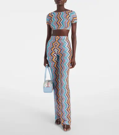 Missoni Zigzag high-rise flared pants | Thumbnail 2