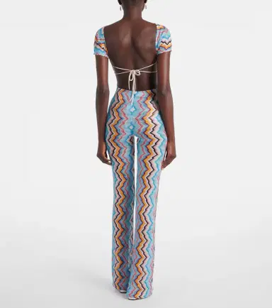 Missoni Zigzag high-rise flared pants | Thumbnail 5