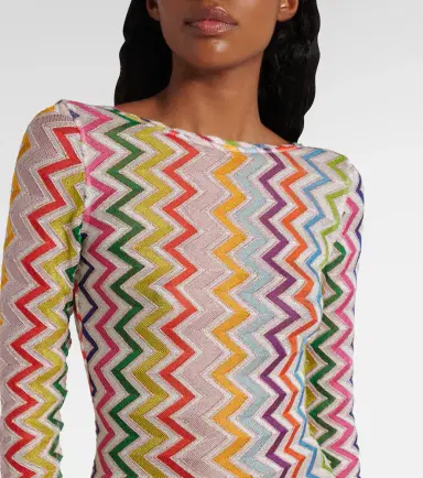 Missoni Zigzag lamé beach dress | Thumbnail 4