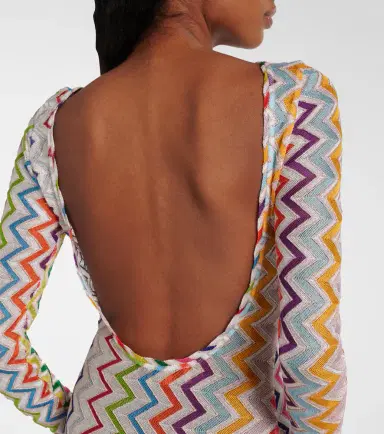 Missoni Zigzag lamé beach dress | Thumbnail 5