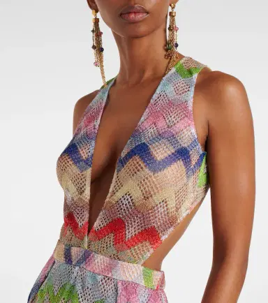 Missoni Zigzag lamé jumpsuit | Thumbnail 4 Missoni Zigzag lamé jumpsuit | Thumbnail 4