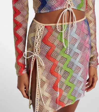 Missoni Zigzag crochet miniskirt | Thumbnail 3