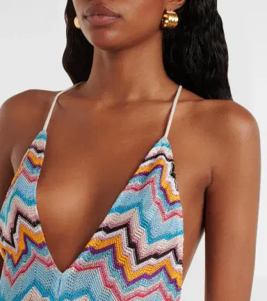 Missoni Zigzag lamé beach dress | Thumbnail 2