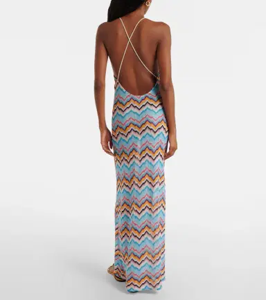 Missoni Zigzag lamé beach dress | Thumbnail 3
