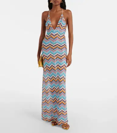 Missoni Zigzag lamé beach dress | Thumbnail 5