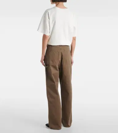 The Row Sharka cotton gabardine wide-leg pants | Thumbnail 4