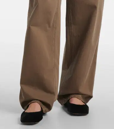 The Row Sharka cotton gabardine wide-leg pants | Thumbnail 6