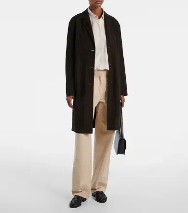 The Row Babilonia suede coat | Thumbnail 2 The Row Babilonia suede coat | Thumbnail 2