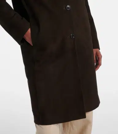 The Row Babilonia suede coat | Thumbnail 3 The Row Babilonia suede coat | Thumbnail 3