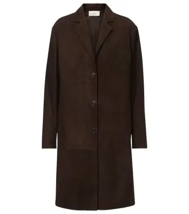 The Row Babilonia suede coat | Thumbnail 1 The Row Babilonia suede coat | Thumbnail 1