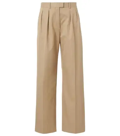 The Row Alfidis cotton and cashmere wide-leg pants | Thumbnail 1