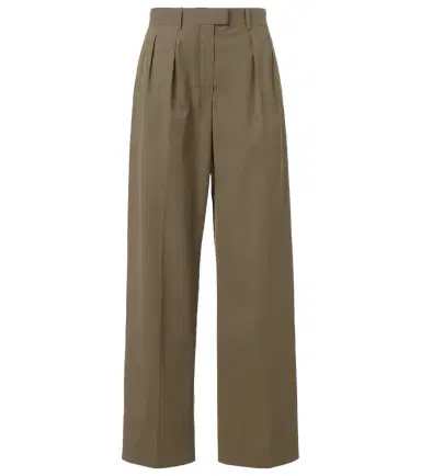 The Row Alfidis cotton wide-leg pants | Thumbnail 1 The Row Alfidis cotton wide-leg pants | Thumbnail 1