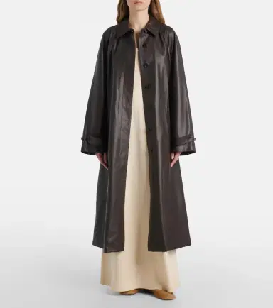The Row Ryota leather coat | Thumbnail 4