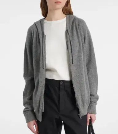 The Row Kawoa cashmere zip-up hoodie | Thumbnail 2 The Row Kawoa cashmere zip-up hoodie | Thumbnail 2