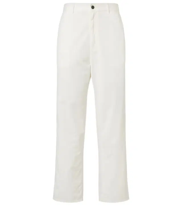 The Row Sharka cotton and cashmere wide-leg pants