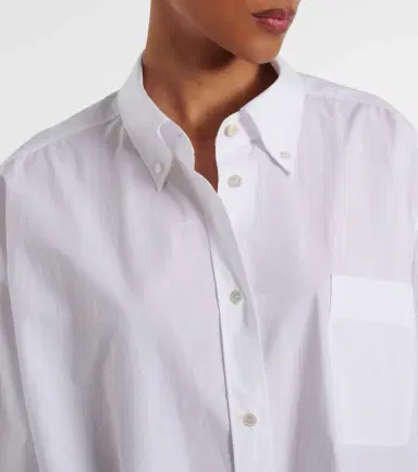 The Row Victoria oversized cotton poplin shirt | Thumbnail 4