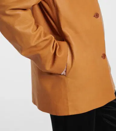 The Row Fabian leather jacket | Thumbnail 3