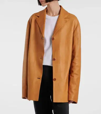 The Row Fabian leather jacket | Thumbnail 6