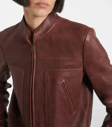 The Row Bader leather jacket | Thumbnail 2