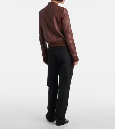 The Row Bader leather jacket | Thumbnail 4