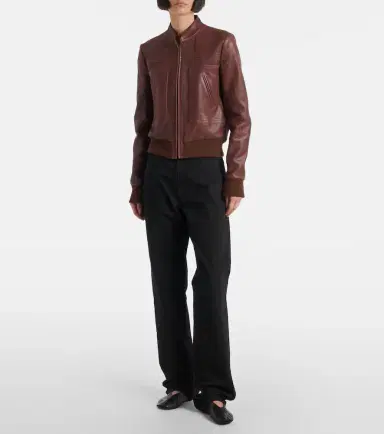 The Row Bader leather jacket | Thumbnail 6