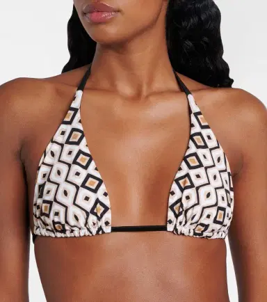 Max Mara Amedea printed bikini top | Thumbnail 4