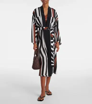 Max Mara Ovatte striped beach cover-up | Thumbnail 2