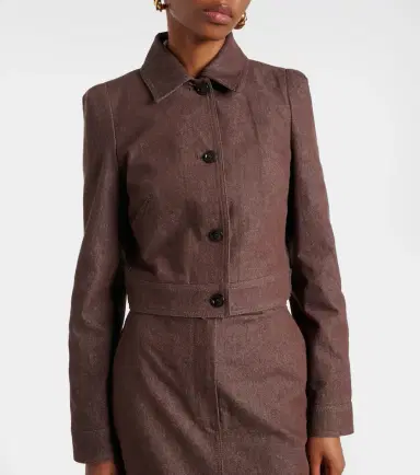 Max Mara Carpa cropped cotton jacket | Thumbnail 2 Max Mara Carpa cropped cotton jacket | Thumbnail 2