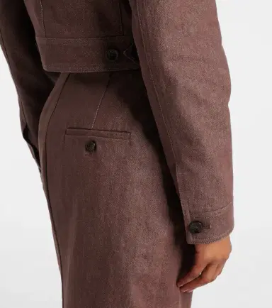 Max Mara Carpa cropped cotton jacket | Thumbnail 4 Max Mara Carpa cropped cotton jacket | Thumbnail 4