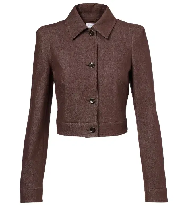 Max Mara Carpa cropped cotton jacket