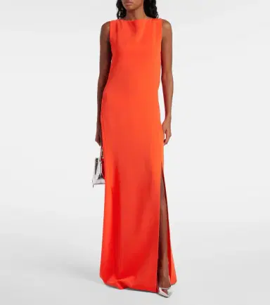 Max Mara Chain-detail cady gown | Thumbnail 6