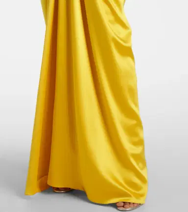 Max Mara Panaro draped cutout silk maxi dress | Thumbnail 2
