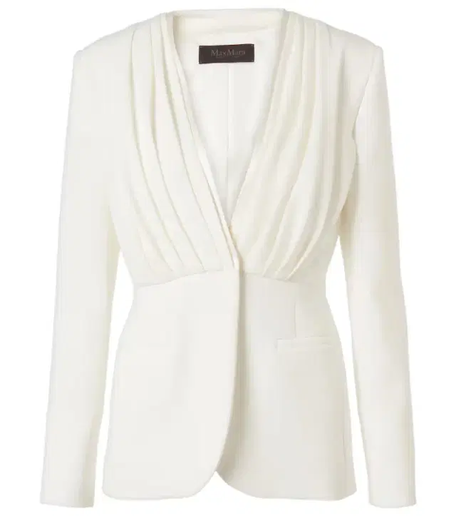 Max Mara Gradi draped crêpe jacket
